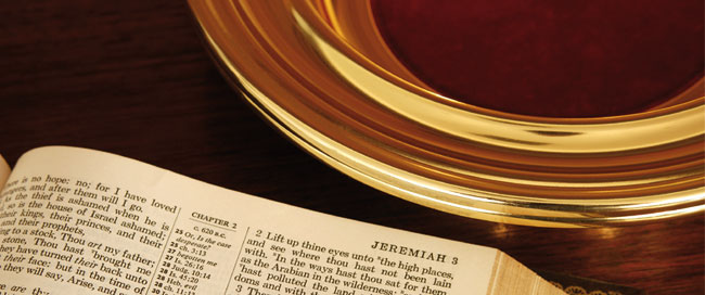 bible and bowl